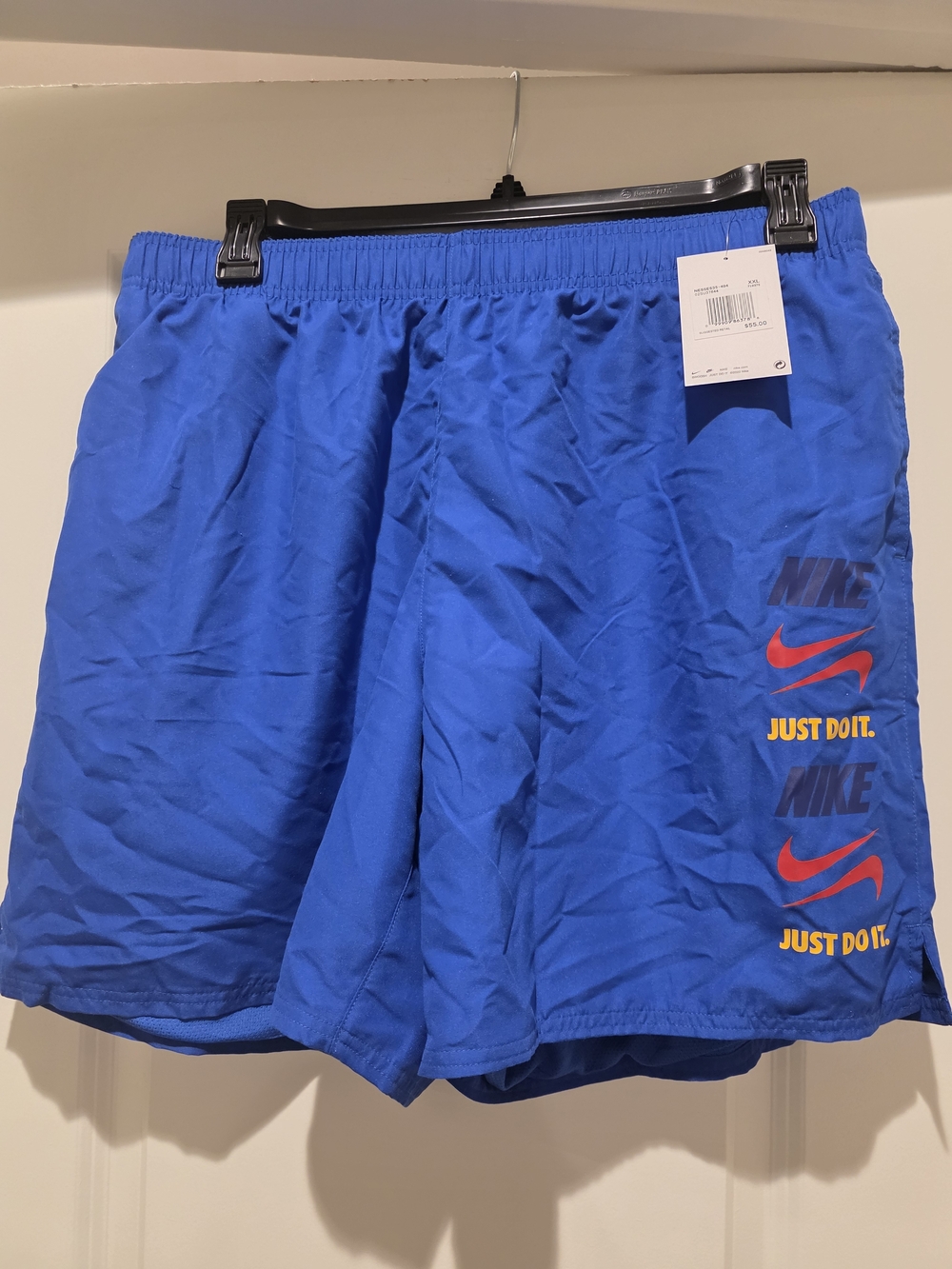 Men's Nike Swim Stack 7 inch Shorts in Game Royal - Picture 4 of 7
